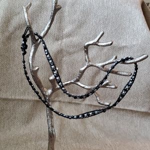 Fun leather and beaded bracelet